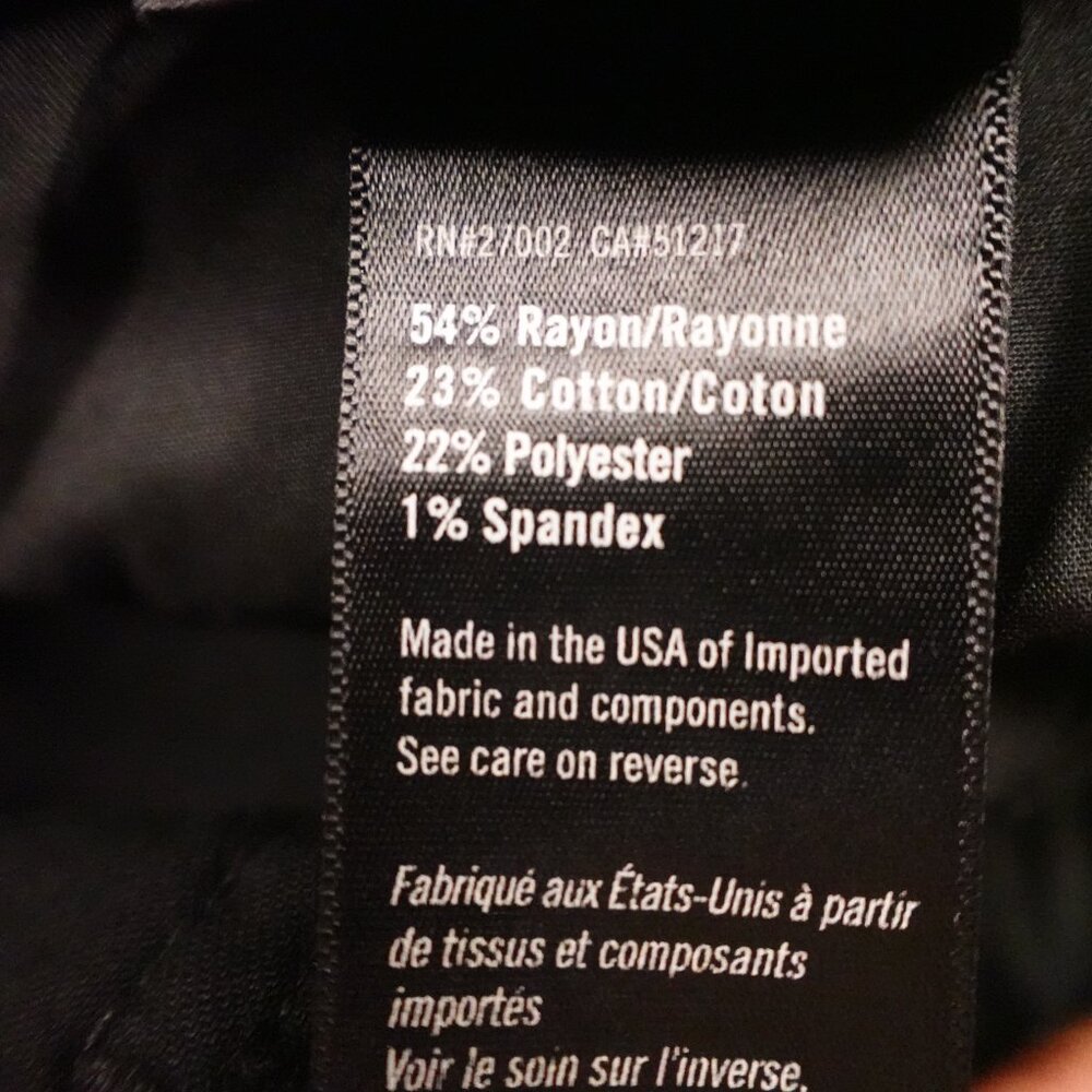 PAIGE Jeans Lennox Slim Fit Men's Size 33 Black Shadow Made in USA - Picture 13 of 14